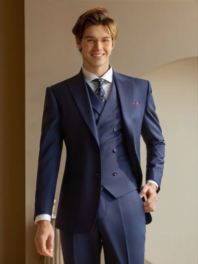 BỘ VEST XANH DƯƠNG WOOL N194