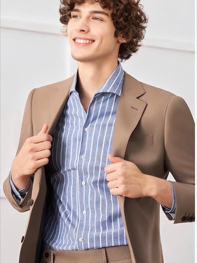 ÁO VEST NÂU WOOL CAO CẤP SỬA MIỄN PHÍ