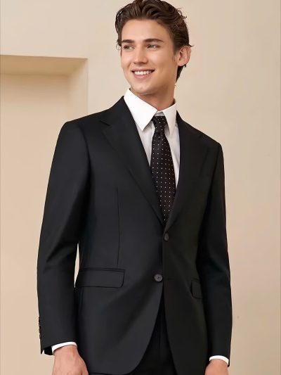 ÁO VEST ĐEN VẢI WOOL CAO CẤP SỬA MIỄN PHÍ