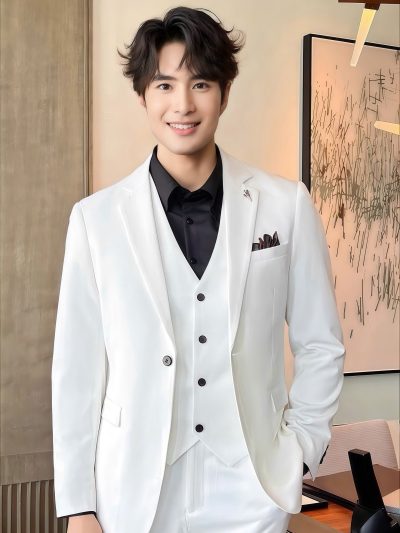 ÁO VEST TRẮNG NAM