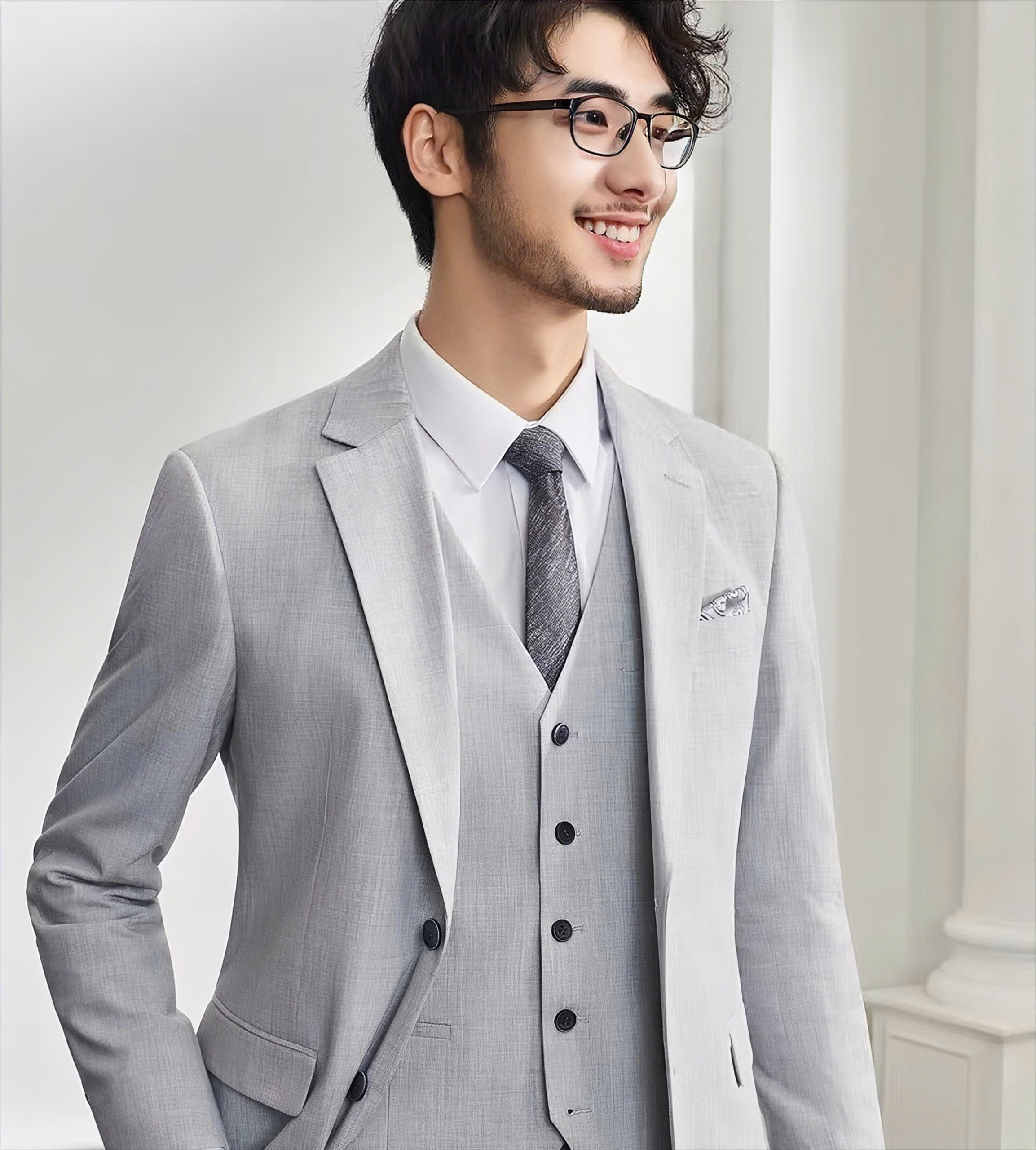 ÁO VEST XÁM CAO CẤP CÂN CHỈNH MIỄN PHÍ