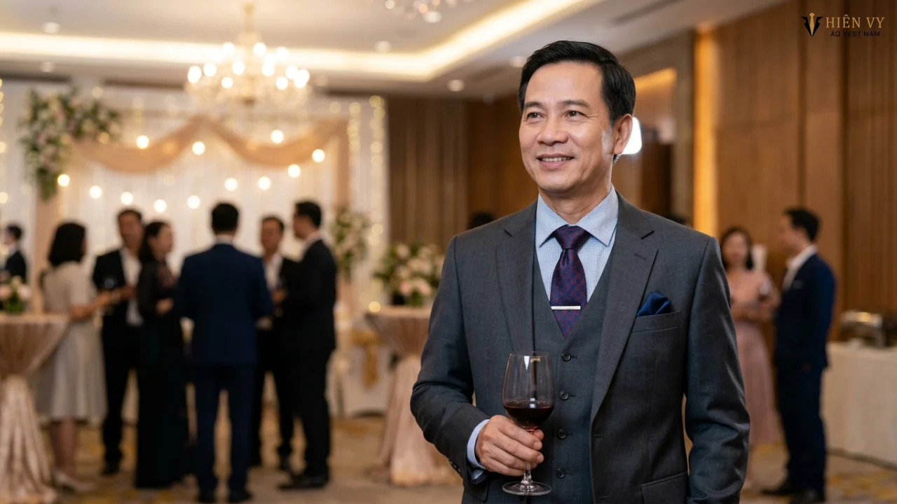 Vest Trung Niên Dự Tiệc: Chọn Màu Nào Trang Trọng?