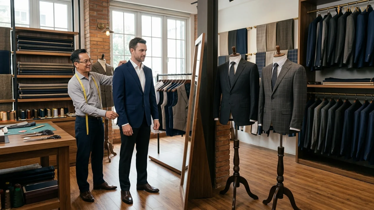 Địa Chỉ May Suit TPHCM: Có Nên Thử Vest Có Sẵn Trước Khi Đo?