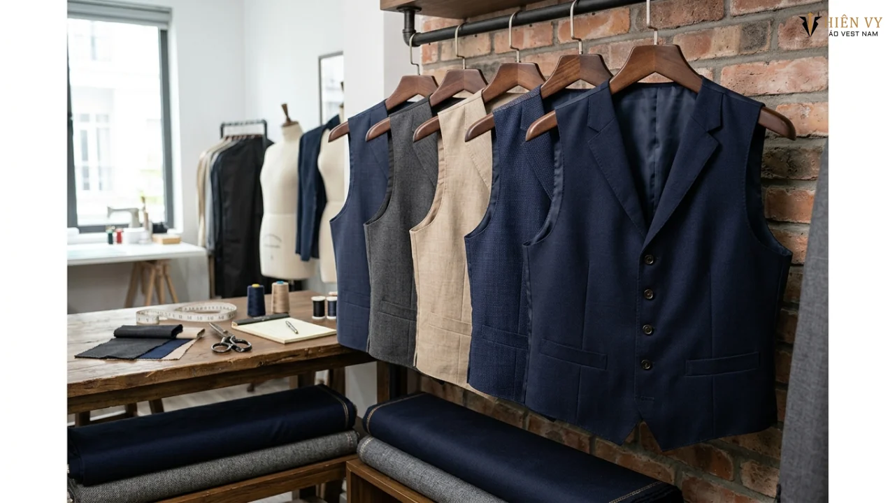 May Áo Vest Công Sở: Chọn Màu Nào Để Dễ Phối Quần?