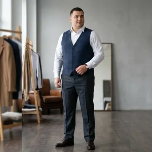 Vest Bigsize 120–130kg: Chọn Quần Thế Nào Để Cân Đối?