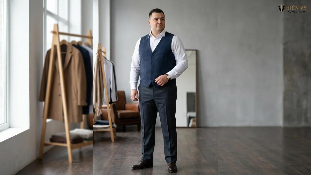 Vest Bigsize 120–130kg: Chọn Quần Thế Nào Để Cân Đối?