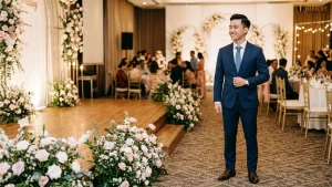 Phù Rể Nên Mặc Vest Màu Gì Để Đồng Điệu Mà Không Lấn Át Chú Rể?