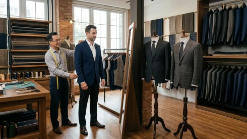 Địa Chỉ May Suit TPHCM: Có Nên Thử Vest Có Sẵn Trước Khi Đo?