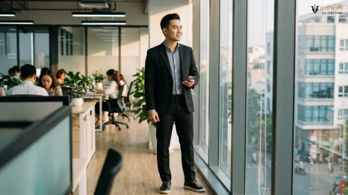 Mặc Vest Đen Đi Làm Có Quá Trang Trọng? Cách Phối Trẻ Trung Cho Công Sở