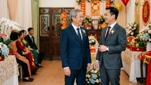 Vest Ông Sui Lễ Ăn Hỏi: Có Nên Khác Vest Ngày Cưới?